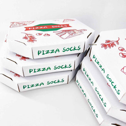 Pizza Socks Gift Box with 4 pairs of Shaketea pizza-themed crew socks on Tampa Home & Garden Store