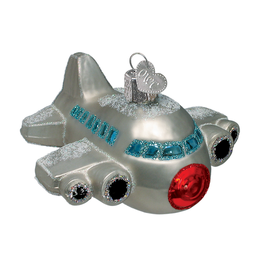 Old World Christmas Airplane - Tampa Home & Garden Store