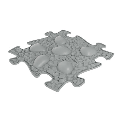 Natural Sensory Playmat tile by TINNITOTS, gray pebble-textured interlocking play mat on Tampa Home & Garden Store