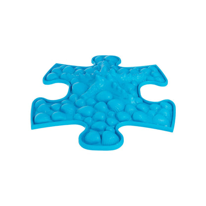 Ocean Sensory Playmat Set cross-shaped blue play mat with bubble texture by TINNITOTS on Tampa Home & Garden Store