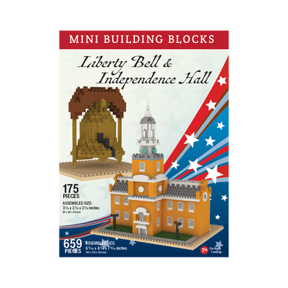 Mini Building Blocks - Liberty Bell and Independence Hall