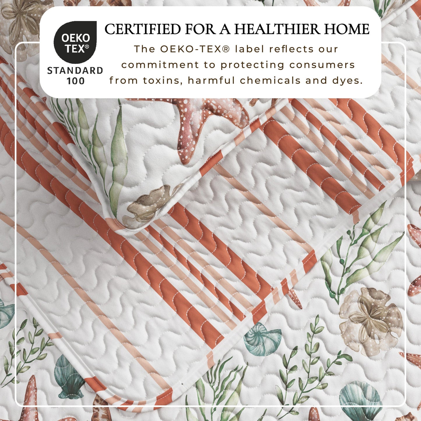 Castaway Coastal Quilt and Reversible Set