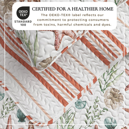Castaway Coastal Quilt and Reversible Set