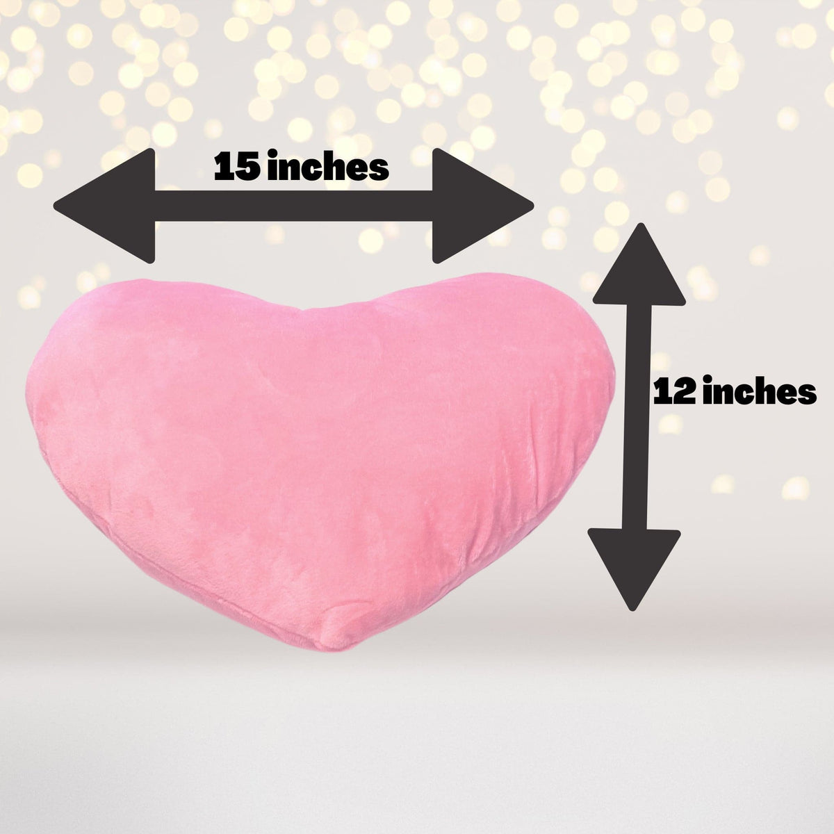 Chicky Chicky Bling Bling plush heart throw pillow in pink plush fabric, cuddly sleepover accent on Tampa Home & Garden Store