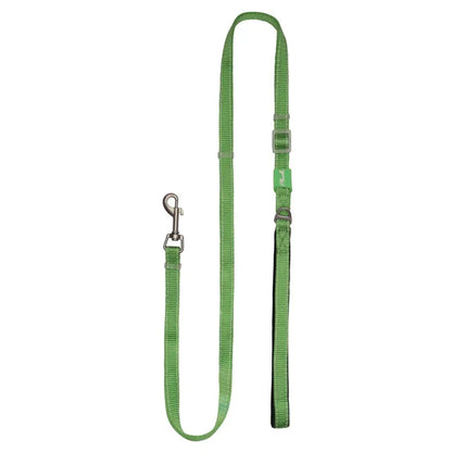 Arnés de malla acolchado con paso - Verde césped