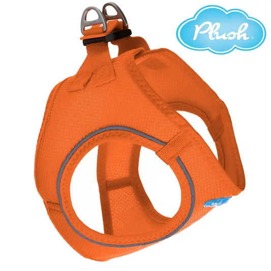 Plush Step In Air Mesh Harness orange by MyPlushusa for pets on Tampa Home & Garden Store