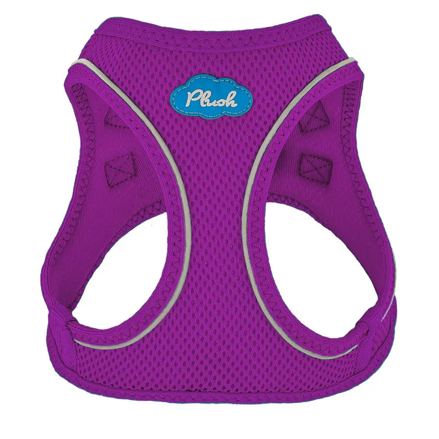 Arnés de malla transpirable suave para perros - Morado