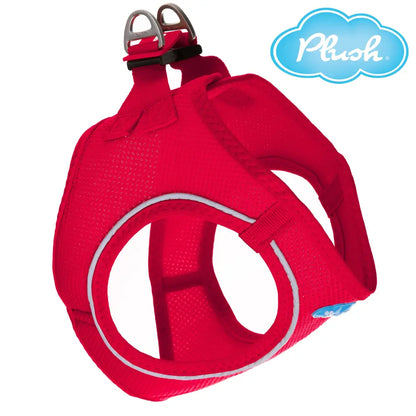 Arnés de malla acolchado con forro polar - Rojo