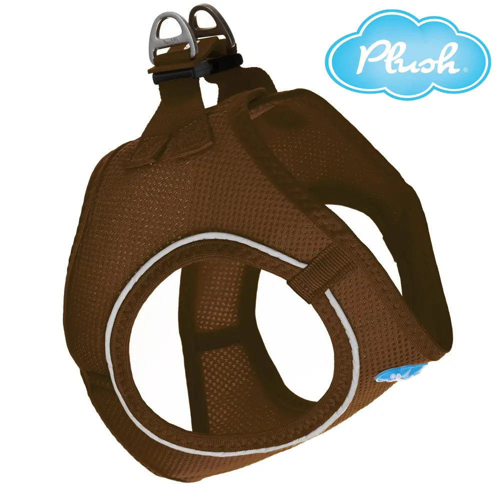 Arnés de malla acolchada Plush Step In - Toffee