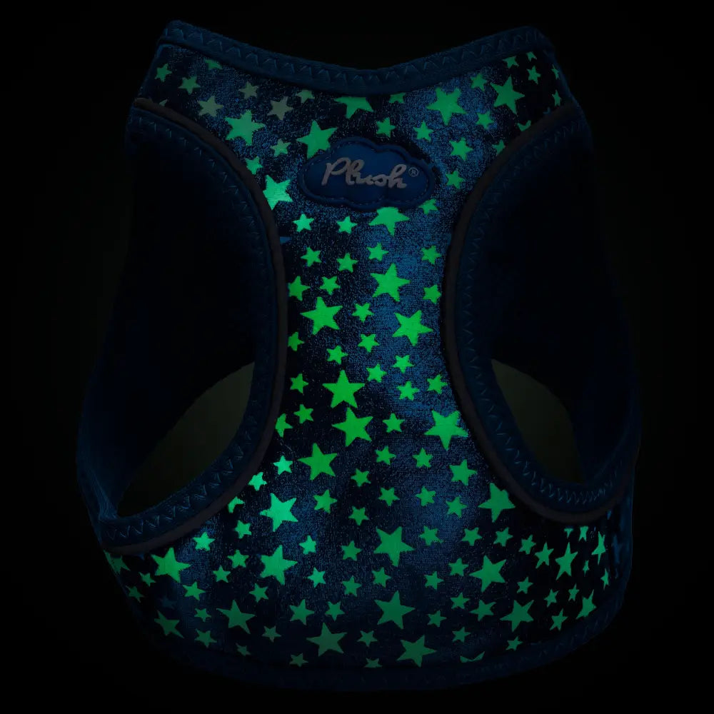 Arnés Brillante Acolchado con Purpurina Step In - Azul Marino