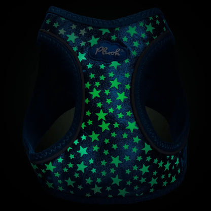 Arnés Brillante Acolchado con Purpurina Step In - Azul Marino