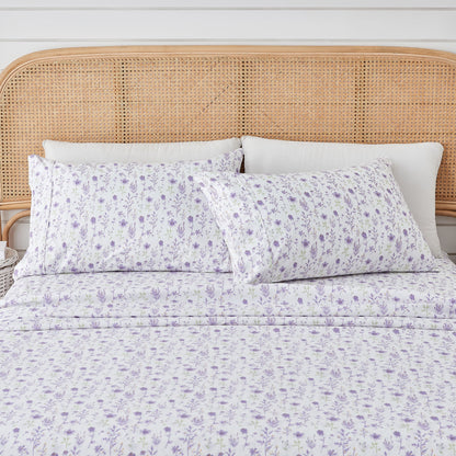 Watercolor Floral Sheet Set and a Pillowcase