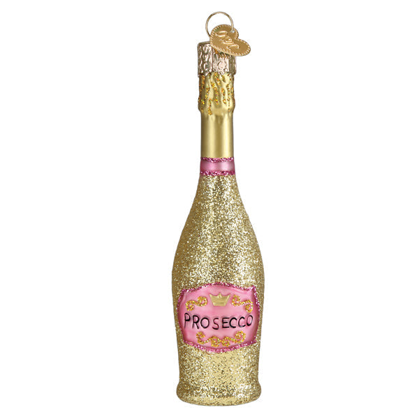 Ornement en forme de bouteille de Prosecco
