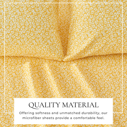 Watercolor Floral Sheet Set and a Pillowcase