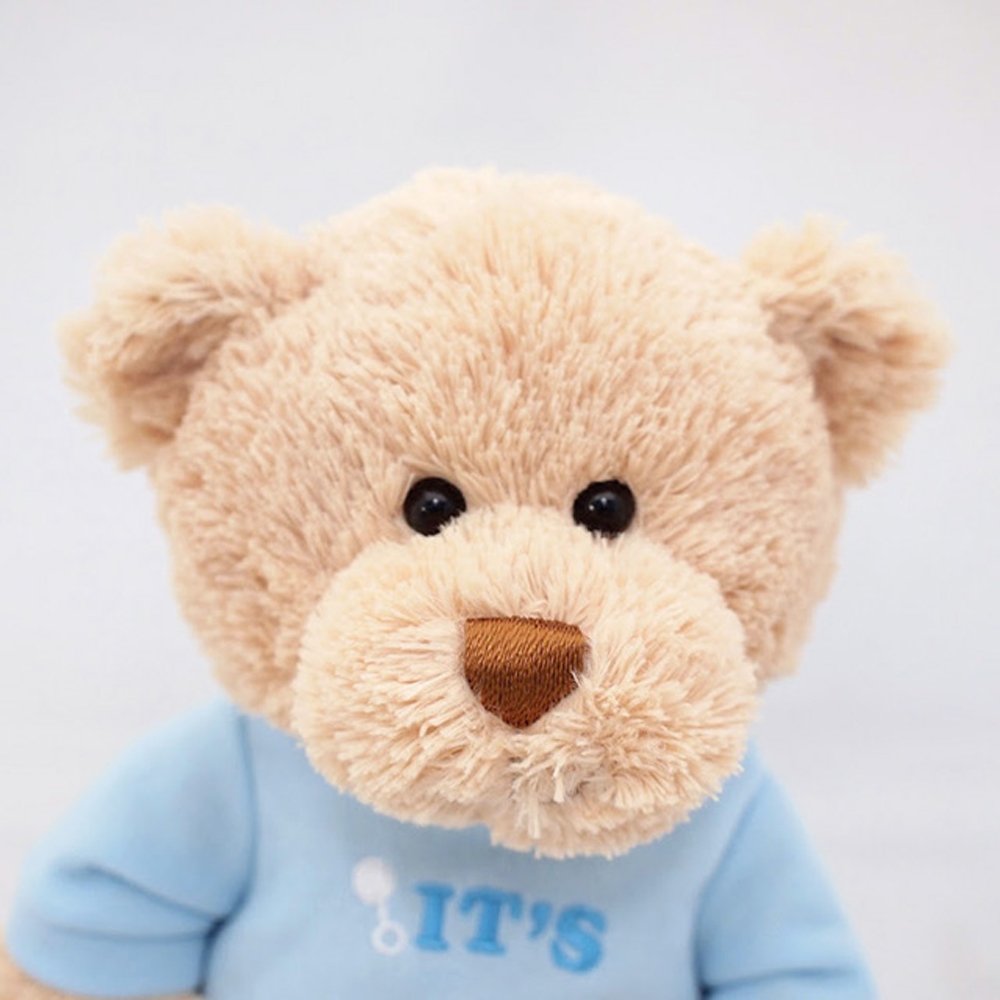 T-shirt « C'est un garçon » avec ours en peluche