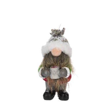 Figurine porte-bonheur de poche Gnome Snow Much Fun -