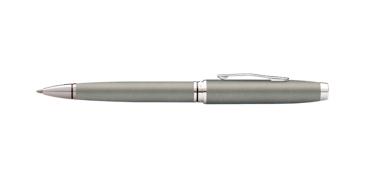 Cross Coventry gunmetal gray ballpoint pen with chrome accents and clip on Tampa Home & Garden Store