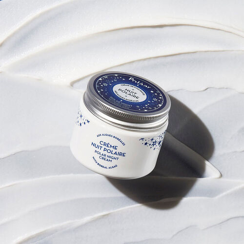 Polaar Revitalizing Night Cream with Boreal Algae in white jar with blue label 50 ml on Tampa Home & Garden Store