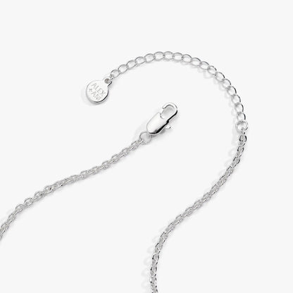 Glittering Enamel Polar Bear Pendant Necklace