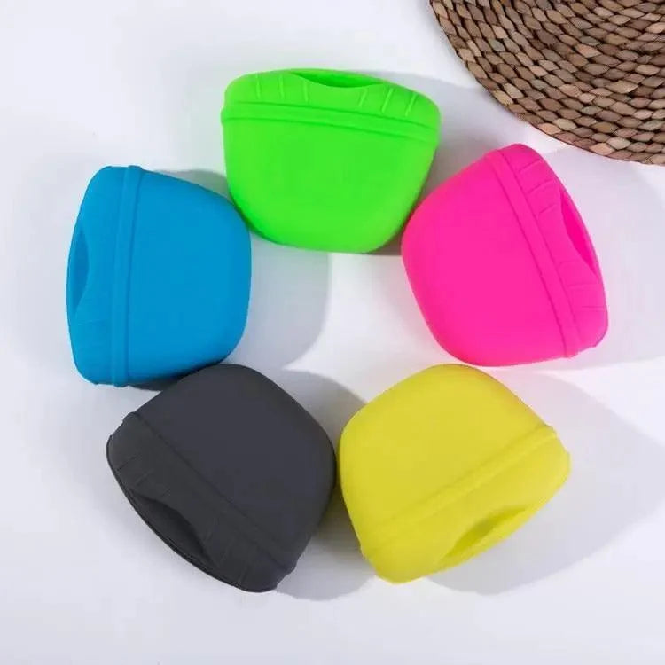 Stevvex portable dog training treat pouch set; 5 neon waist bags with clips for outdoor training on Tampa Home & Garden Store