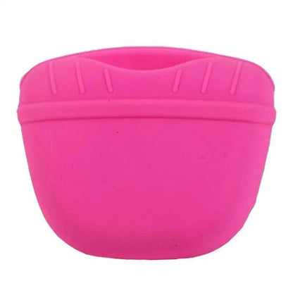 Stevvex pink dog training treat pouch with clip for outdoor use on Tampa Home & Garden Store