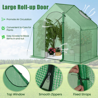 Portable Outdoor Warm House with PE Cover and Roll-up Zippered Door