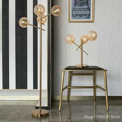 Decorbites Glass Bubble Floor Lamp Living Room