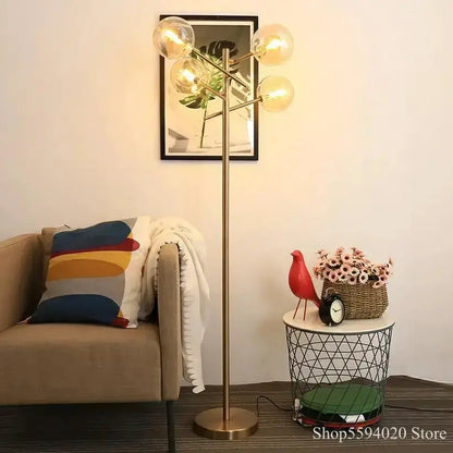 Decorbites Glass Bubble Floor Lamp Living Room