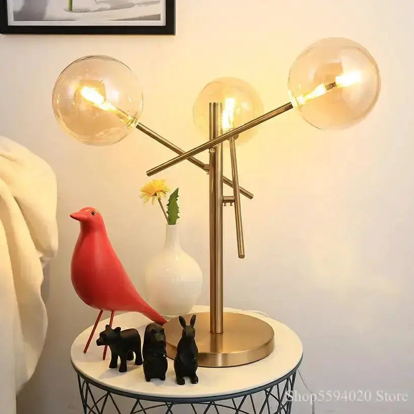 Decorbites Glass Bubble Floor Lamp Living Room