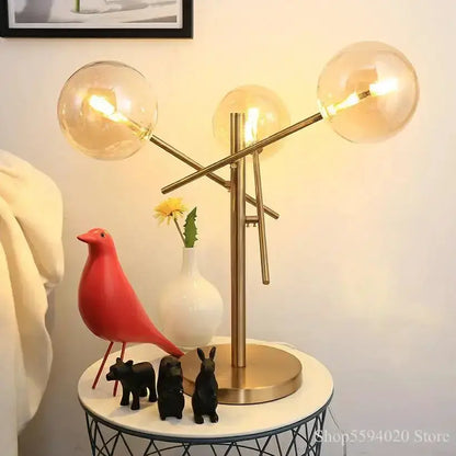 Decorbites Glass Bubble Floor Lamp Living Room