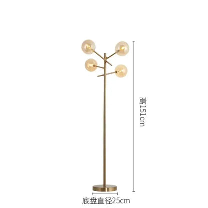 Decorbites Glass Bubble Floor Lamp Living Room
