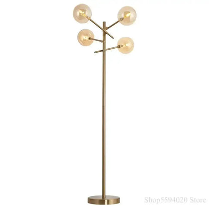 Decorbites Glass Bubble Floor Lamp Living Room