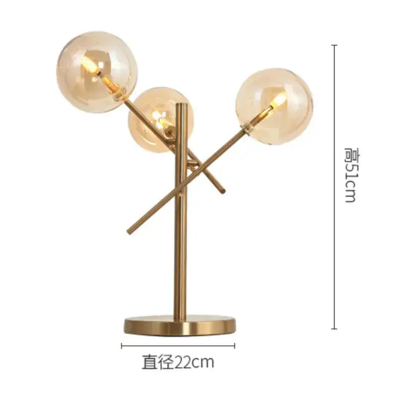 Decorbites Glass Bubble Floor Lamp Living Room