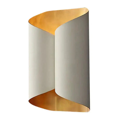 Postmodern Black and Gold Wall Lamp Sconce