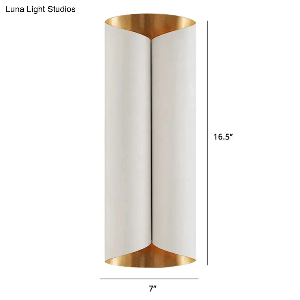 Postmodern Black and Gold Wall Lamp Sconce