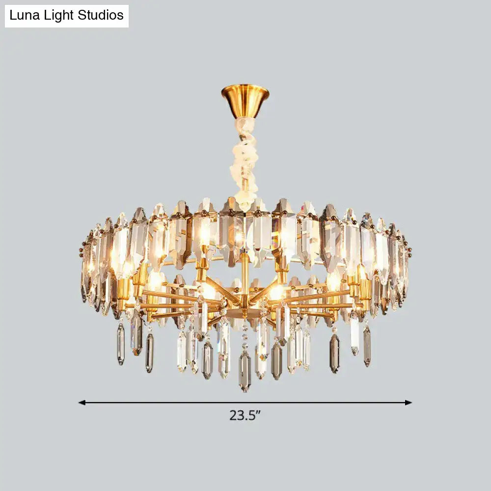 Crystal Loop Chandelier by Decorbites, frame with crystal prisms for Home & Garden on Tampa Home & Garden Store