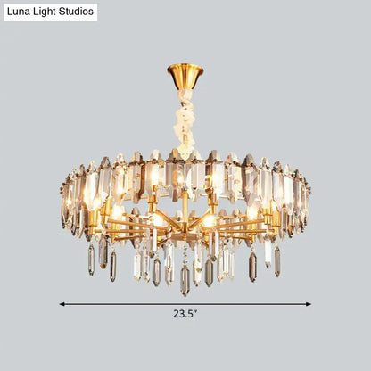 Crystal Loop Chandelier by Decorbites, frame with crystal prisms for Home & Garden on Tampa Home & Garden Store