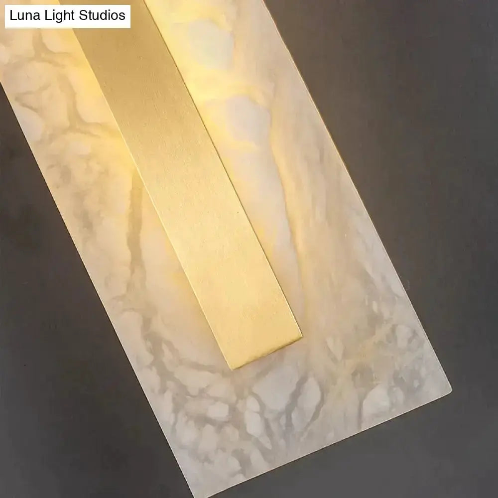 Gold Copper Marble Wall Lamp Living Room