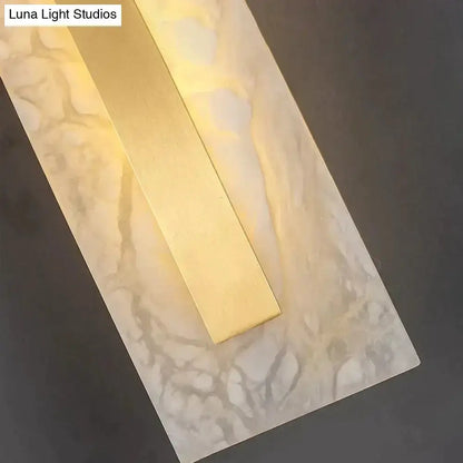 Gold Copper Marble Wall Lamp Living Room