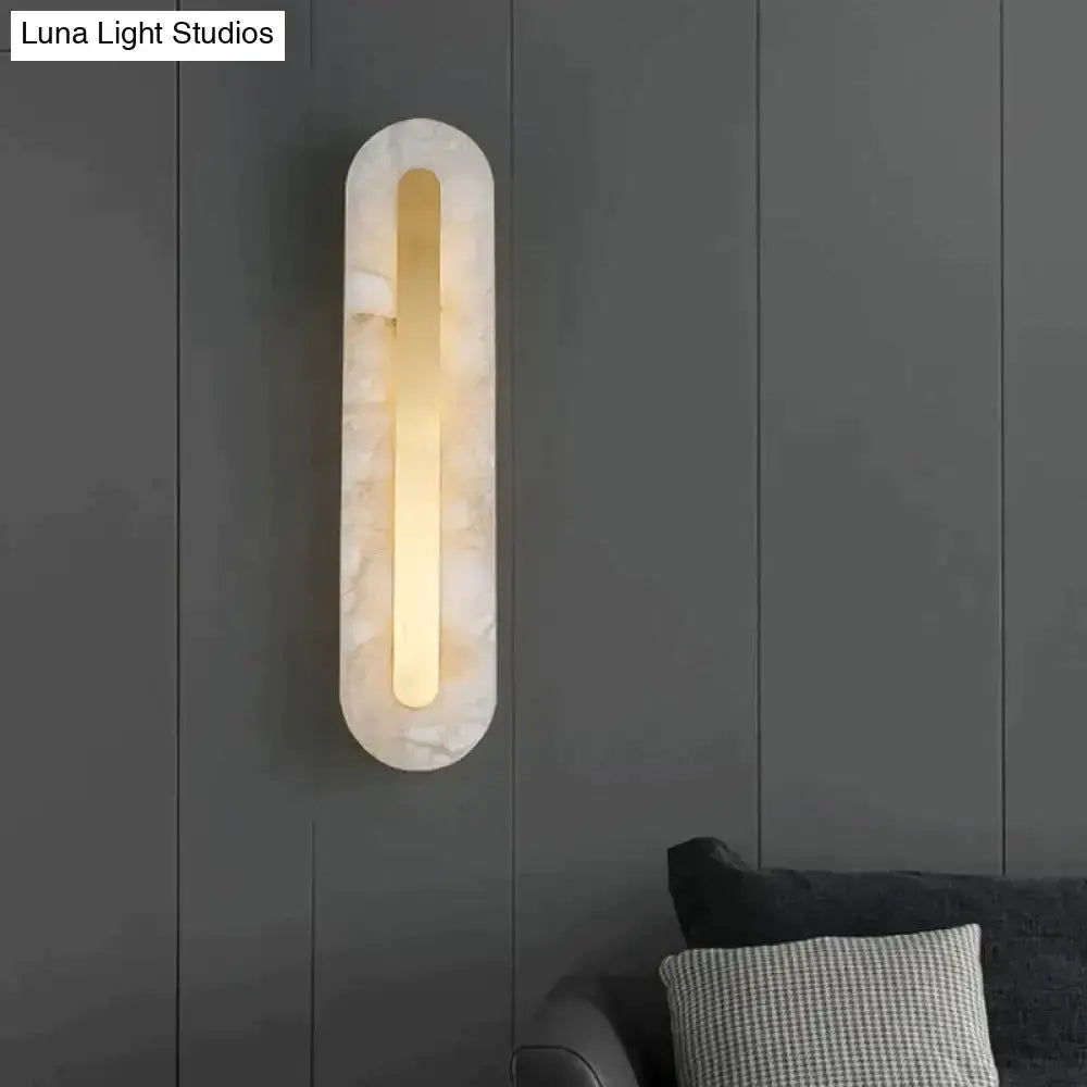 Gold Copper Marble Wall Lamp Living Room