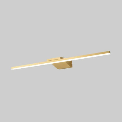 Decorbites gold LED bath sconce with acrylic bar wall light on Tampa Home & Garden Store