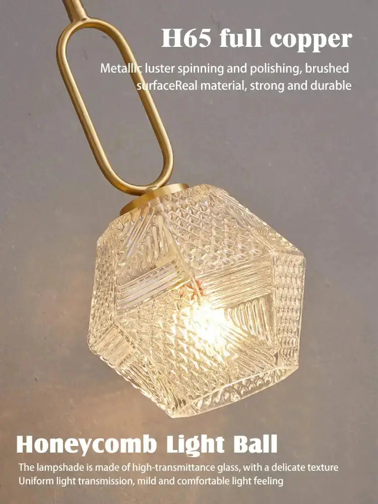 Postmodern Luxury Led Wall Lamp Gold Crystal