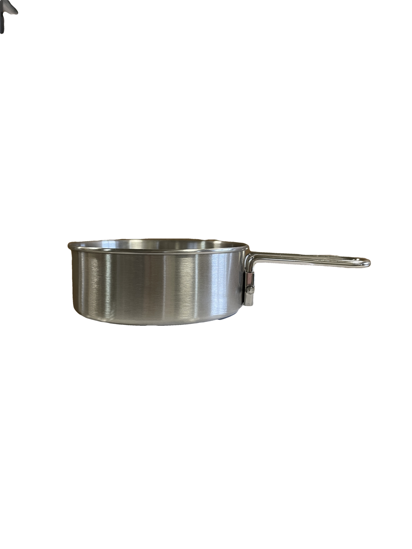 Stainless steel camping pot by River Country Gear with long riveted handle 1pc on Tampa Home & Garden Store