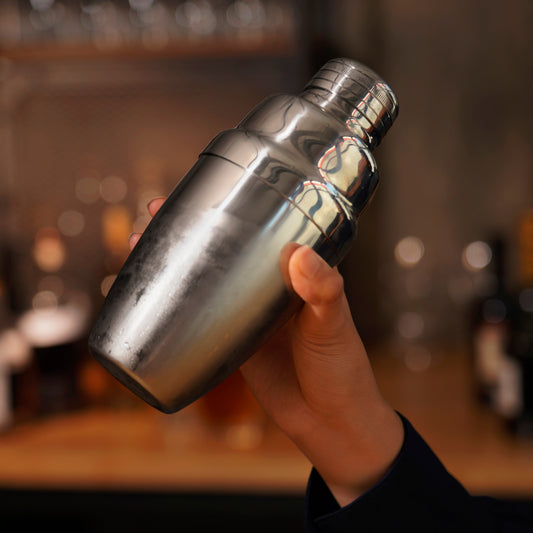 Harrison Heavyweight Cocktail Shaker by Viski, stainless steel, polished reflective finish on Tampa Home & Garden Store