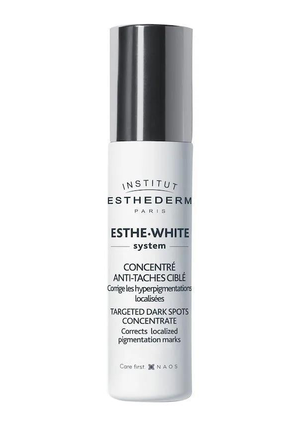 Face serum Esthederm Esthe-White Targeted Dark Spots concentrate bottle with white cap on Tampa Home & Garden Store