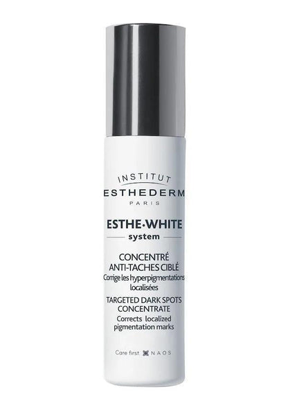 Face serum Esthederm Esthe-White Targeted Dark Spots concentrate bottle with white cap on Tampa Home & Garden Store