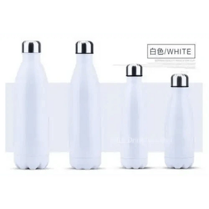 Stevvex white double-wall water bottle BPA-free stainless steel vacuum thermos 4-pack on Tampa Home & Garden Store