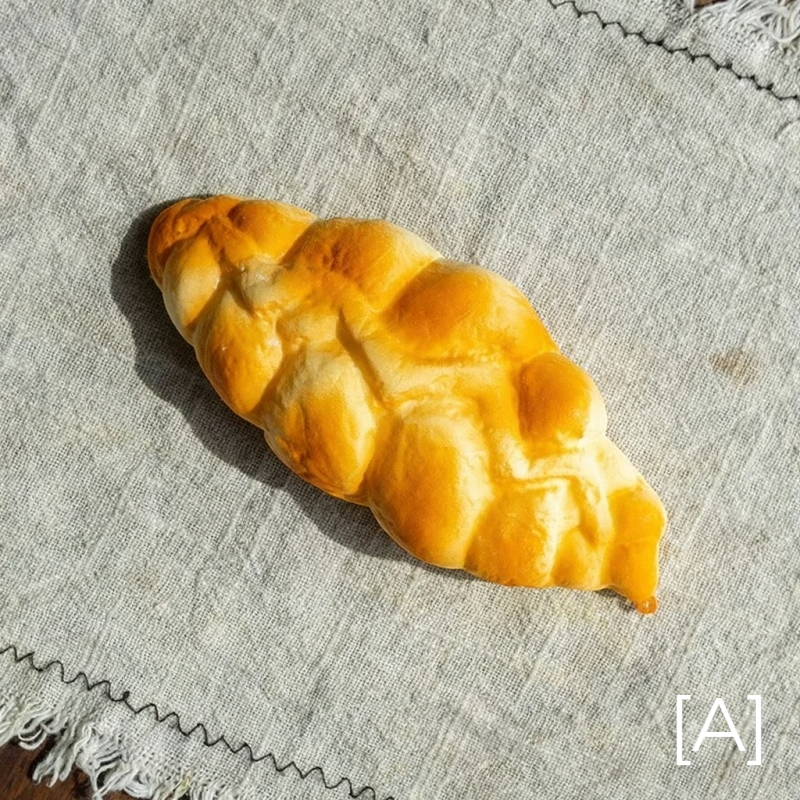 Artificial braided bread loaf display prop, golden brown, RusticReach on Tampa Home & Garden Store