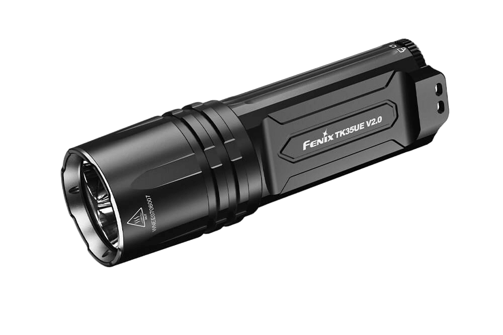 Fenix TK35UE V2.0 tactical flashlight, black aluminum body, 5000 lumens Fenix Store on Tampa Home & Garden Store