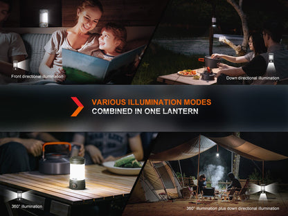 Fenix CL26R PRO lantern, rechargeable LED light with multiple modes and 360° illumination on Tampa Home & Garden Store